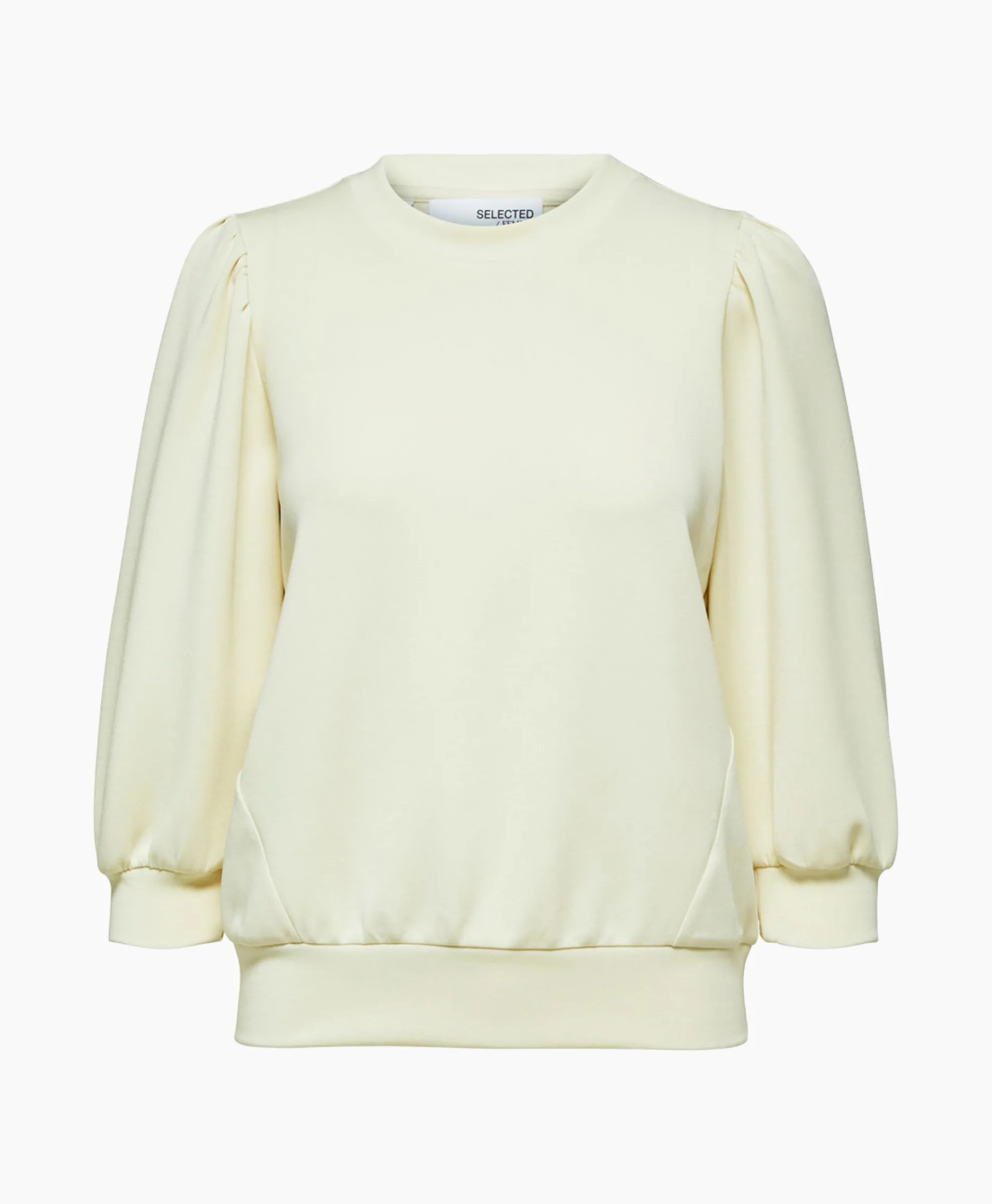 Selected Femme Sweater Tenny 3/4 Sweat Top Noos Wit