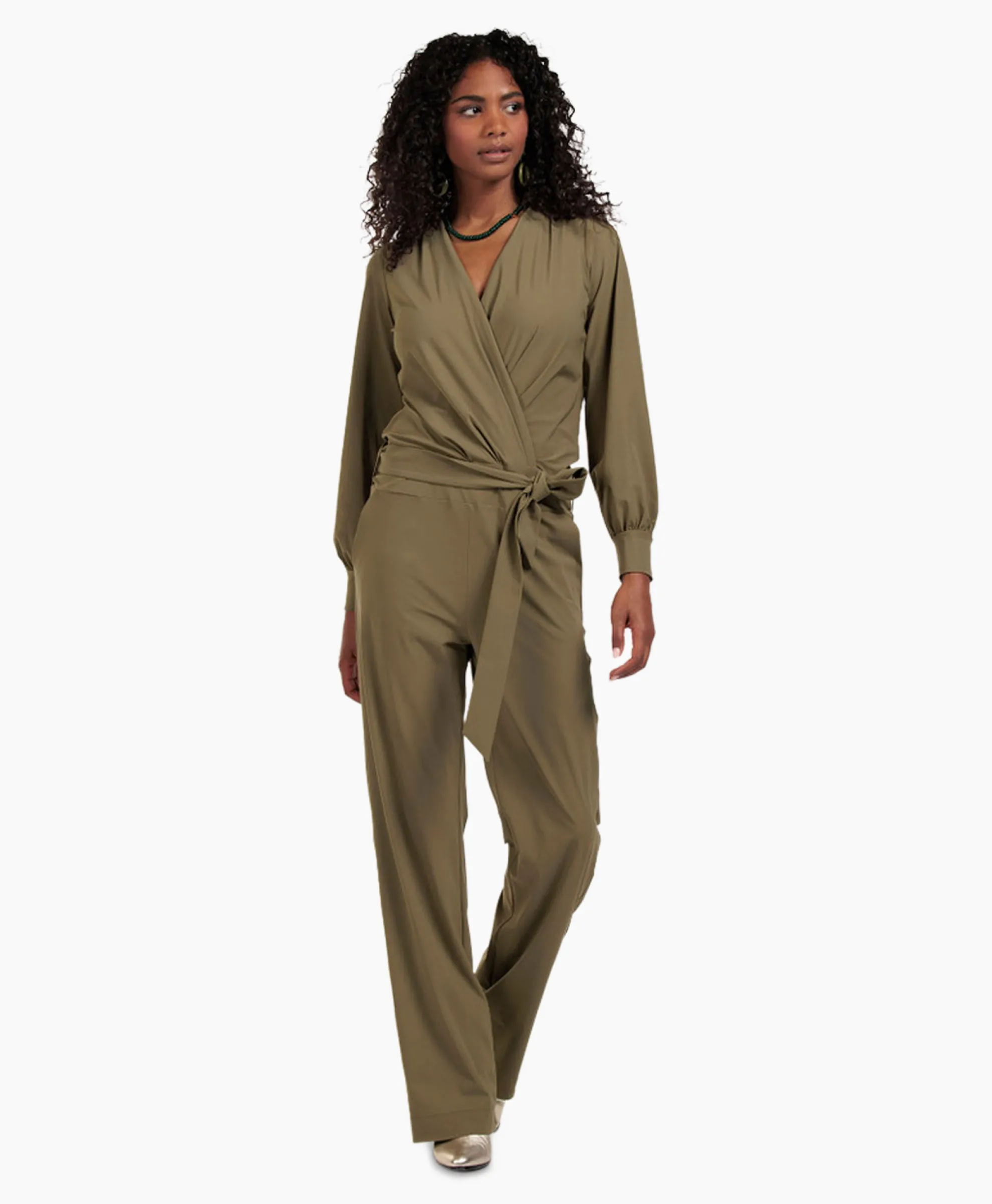 Studio Anneloes Jumpsuit Feda Bruin Dessin