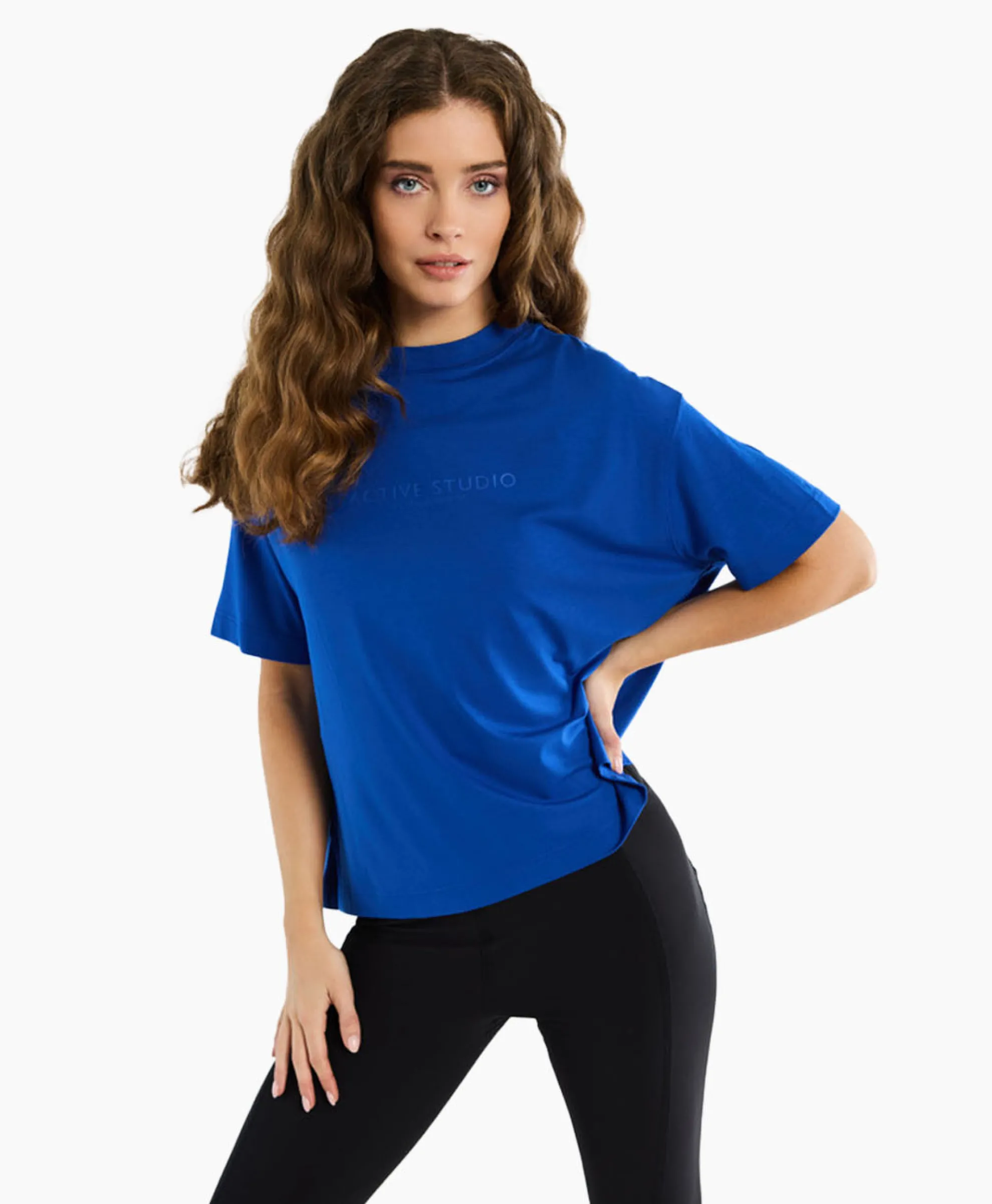 Studio Anneloes Top & T-Shirt Dani Sport Tee Blauw
