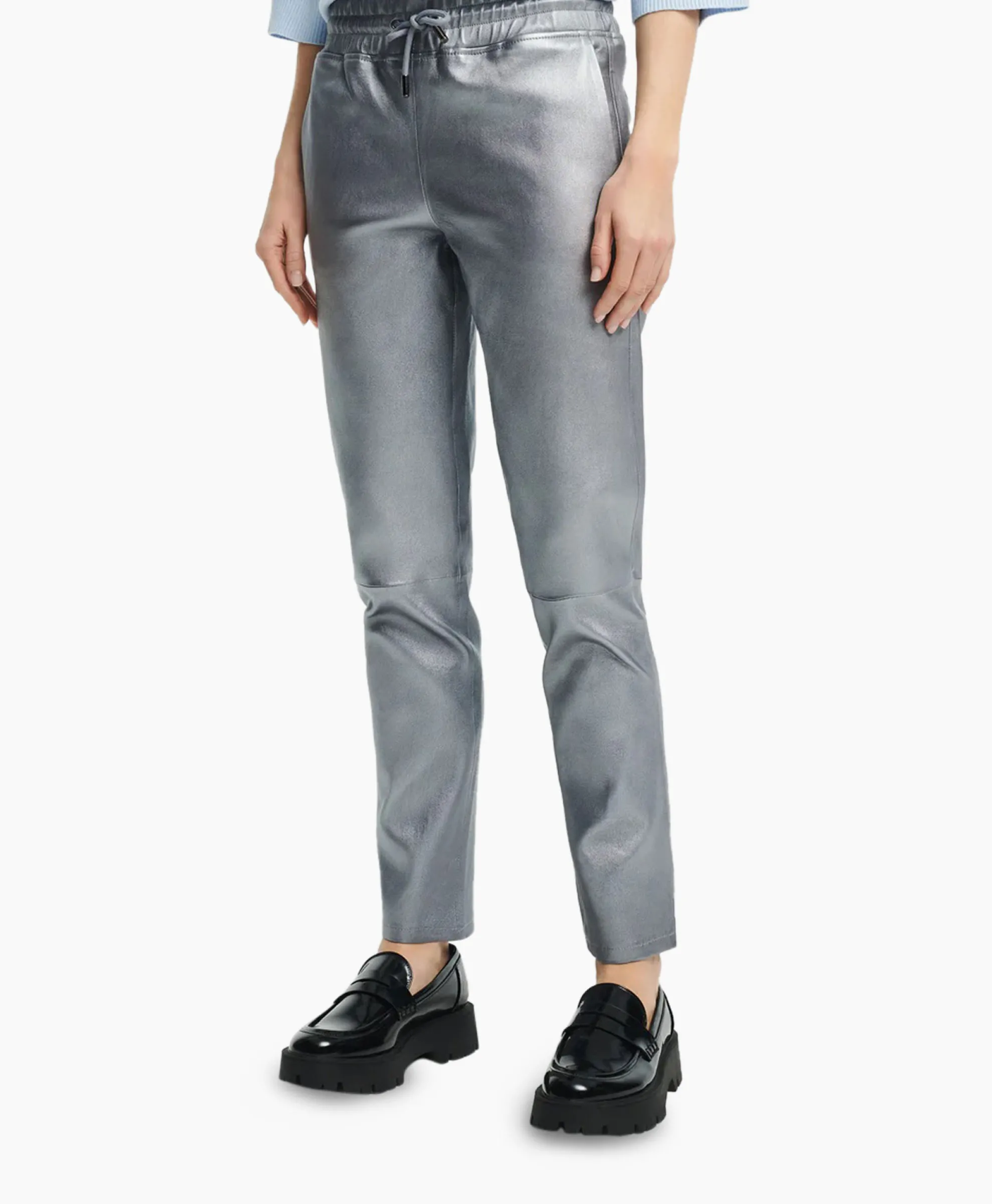 Studioar By Arma Pantalon Naomi Stretch Plonge Zilver