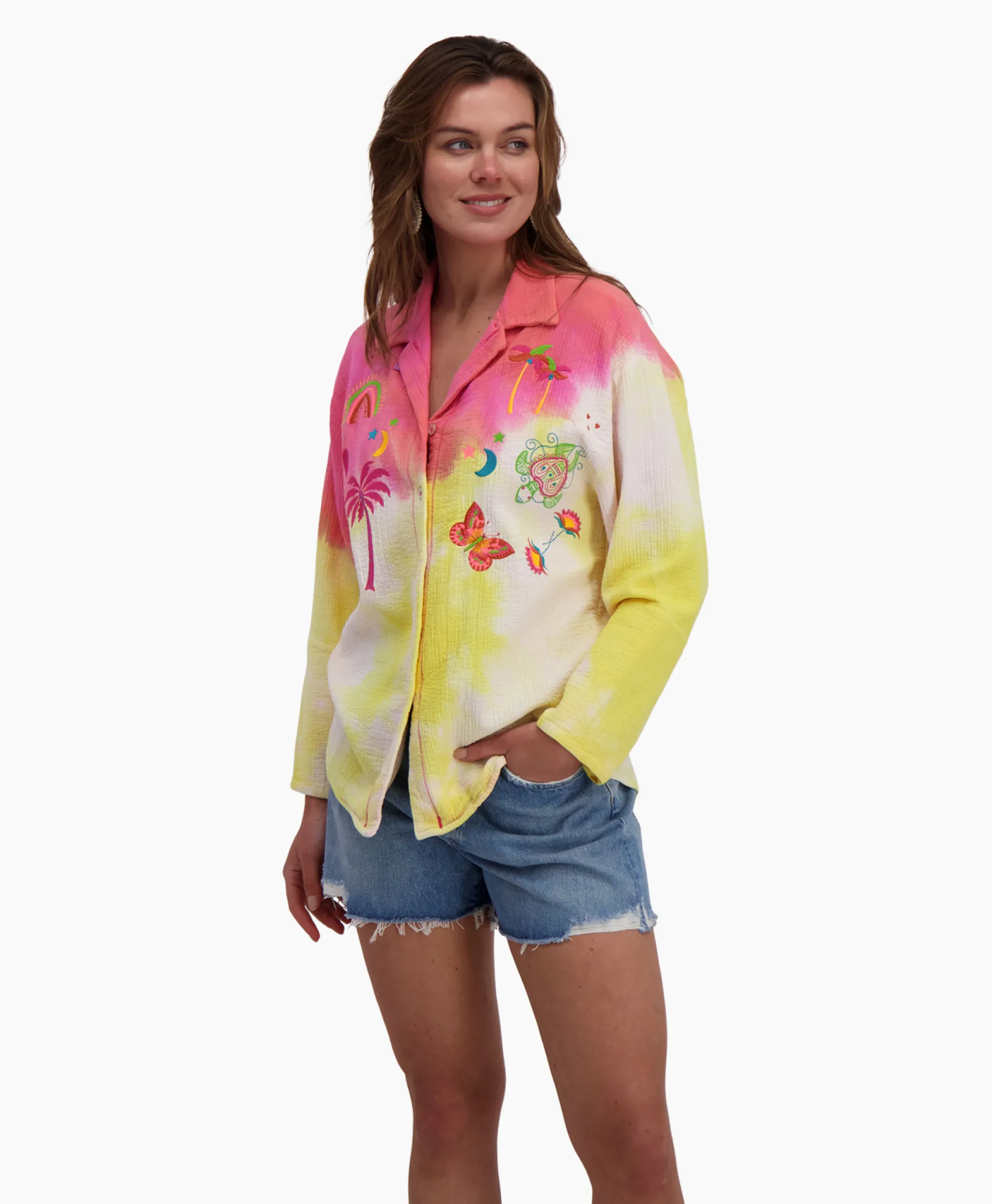 Susanna Blu Blouse Gardenia Gb11 Geel