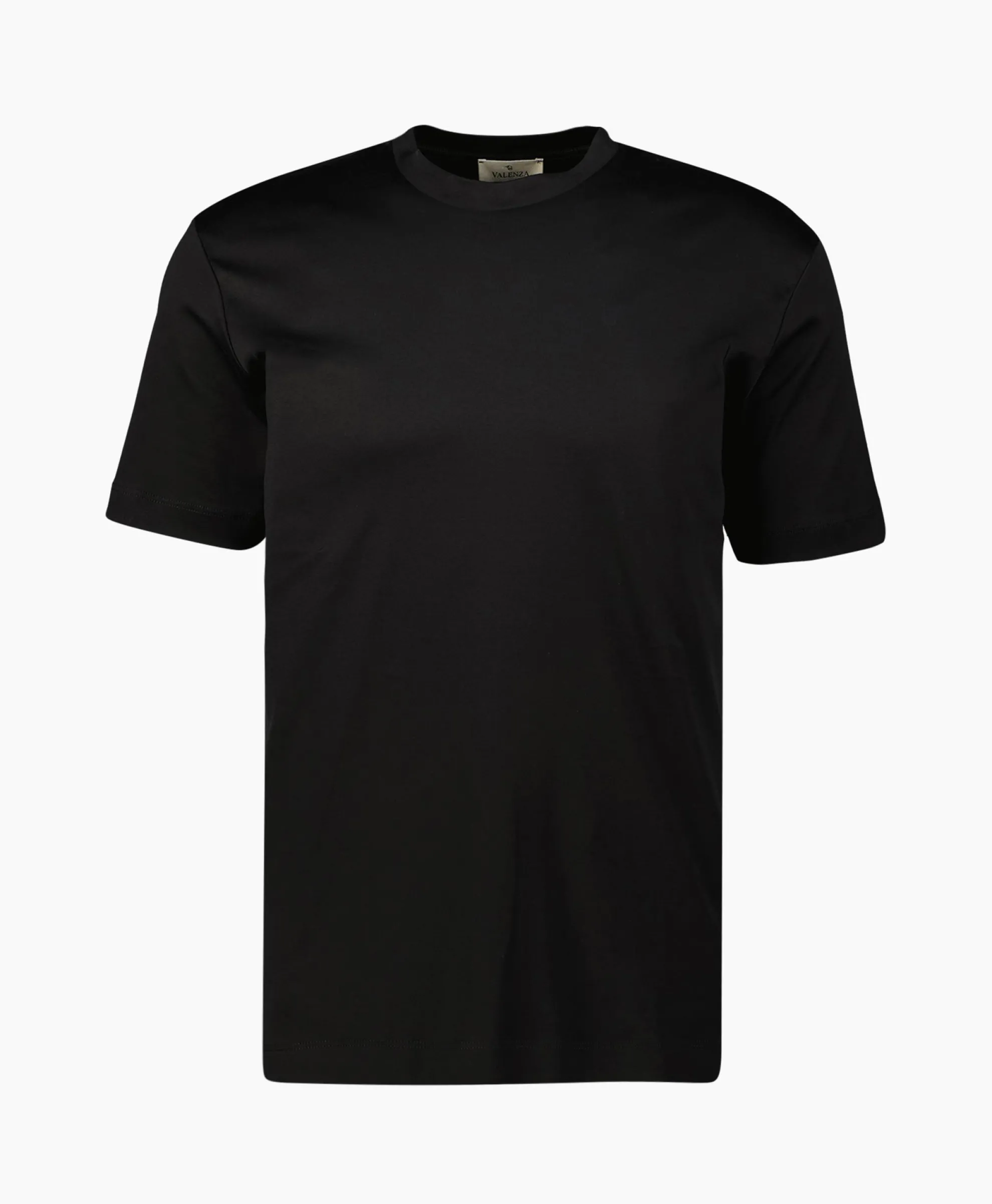 Valenza T-Shirt Interlock Supima Zwart
