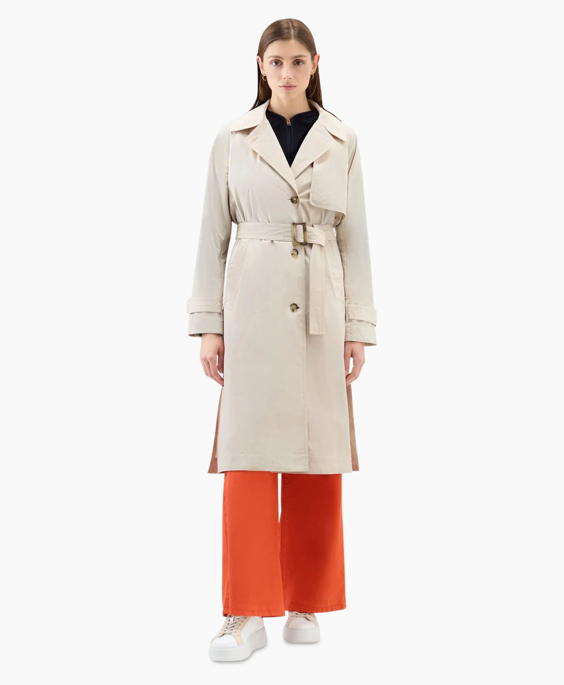 Woolrich Trenchcoat Summer Beige