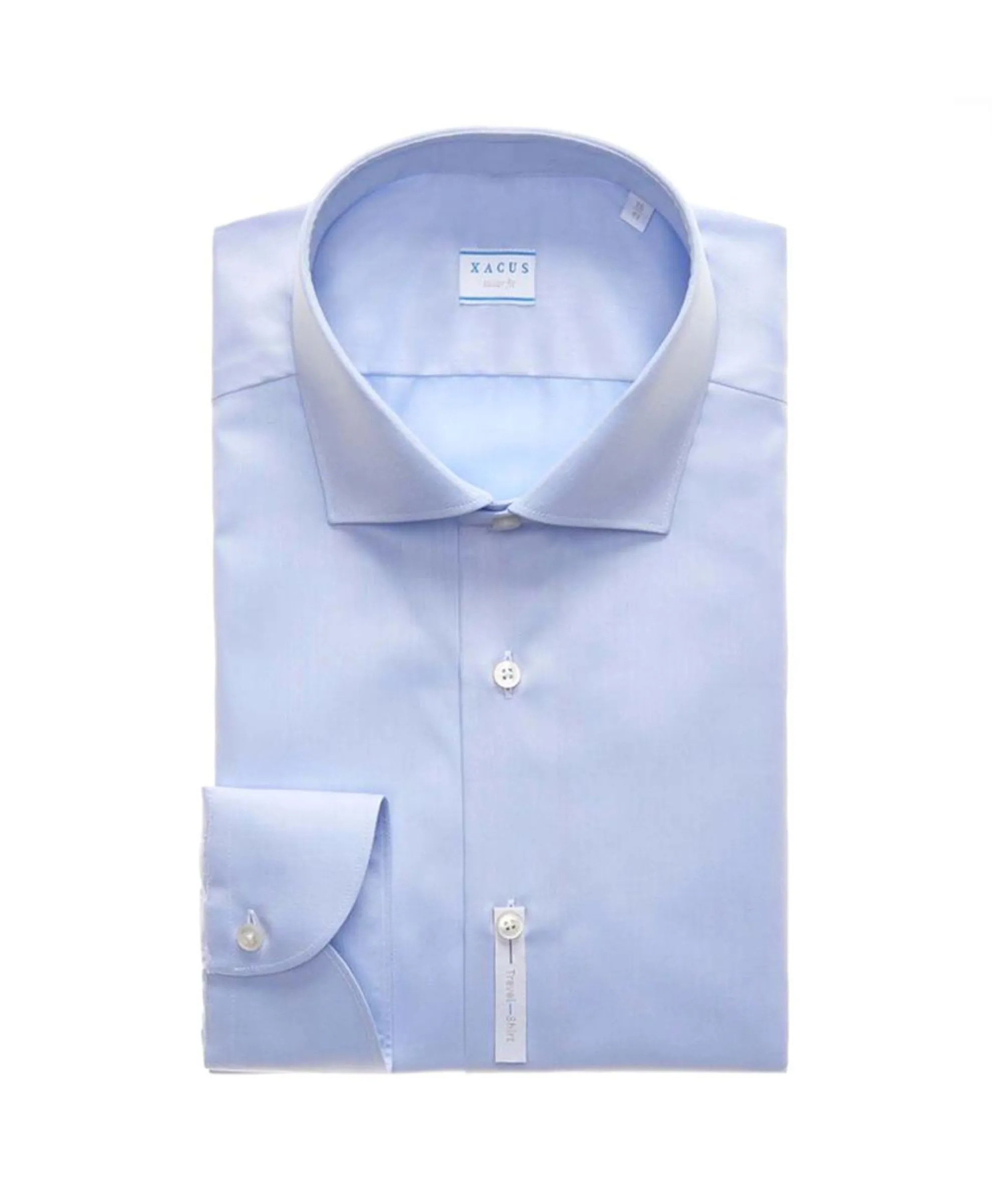 Xacus Travel Shirt Licht Blauw